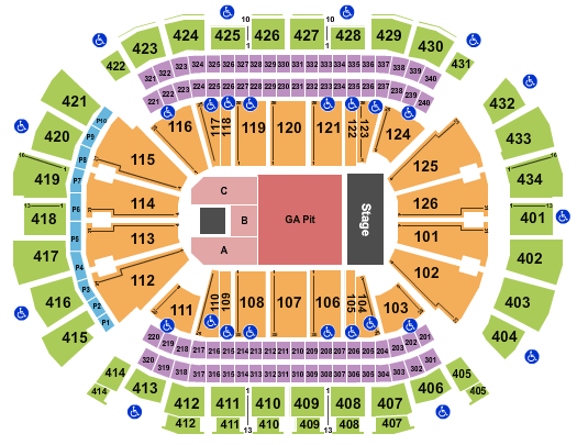 Toyota Center Nine Inch Nails Seating Chart